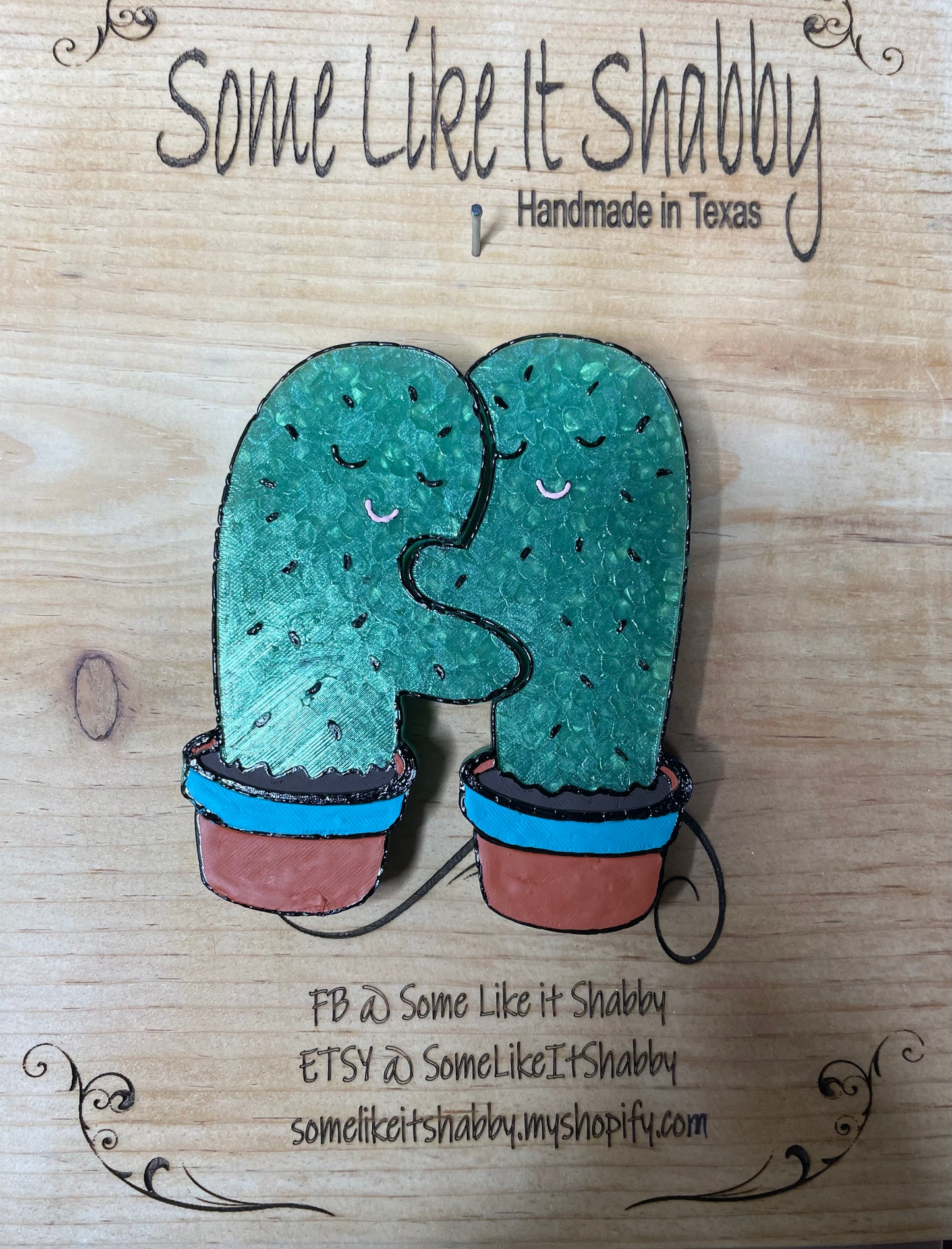 Cactus Love 2 Part Mold for Freshies, Soap, Ice, Resin, etc.
