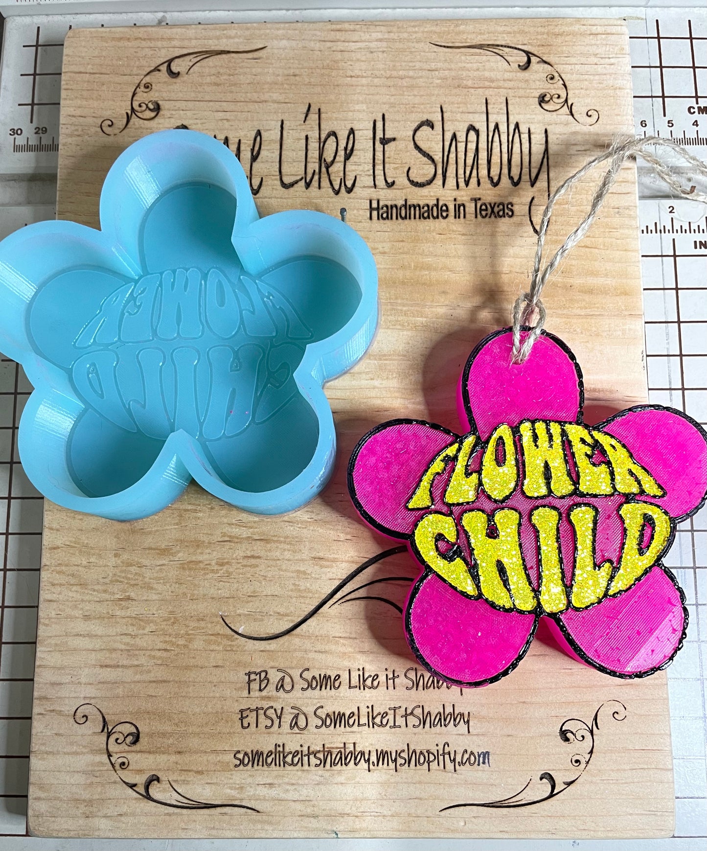 Flower Child Mold for Freshies, Soap, Ice, Resin, etc.