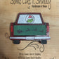 Versatile Vintage Truck Freshie Mold with 3 Spaces for Cardstock.