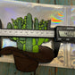 Cacti Growing in a Cowboy Hat Mold for Freshies, Soap, Ice, Resin, etc.